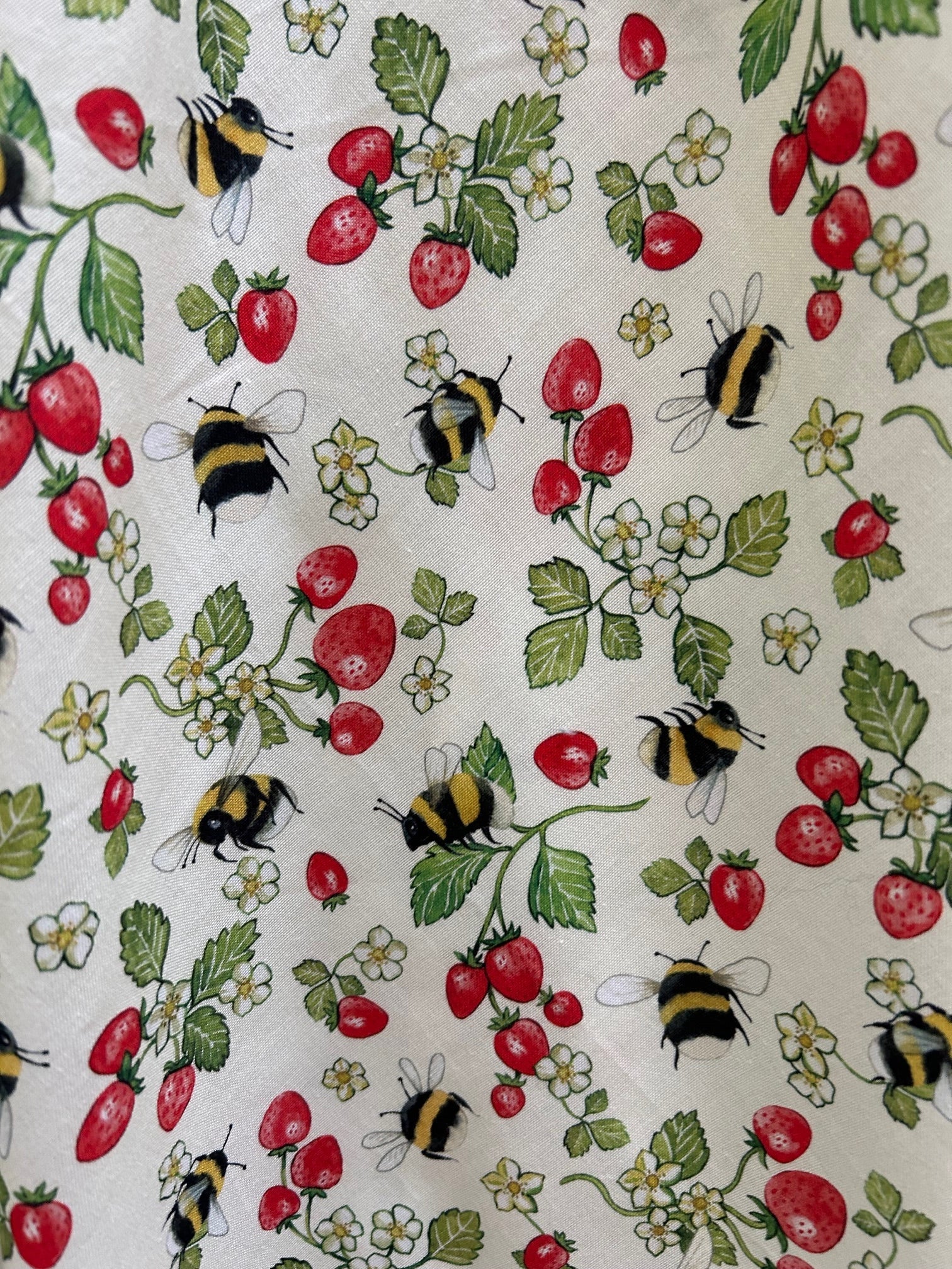Berry Bees Vintage Dress - Small only, 1 left!