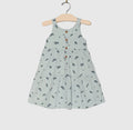 City Mouse Tiered Tank Dress- Eucalyptus