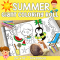 GIANT Coloring Paper Activity Roll for Kids, 24"x100", Summer