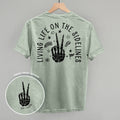 Living Life On The Sidelines Soccer (Back Print)