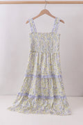 Golden meadow floral dress for mom