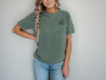 Maltese Dog mom Comfort Colors Pocket T Shirt