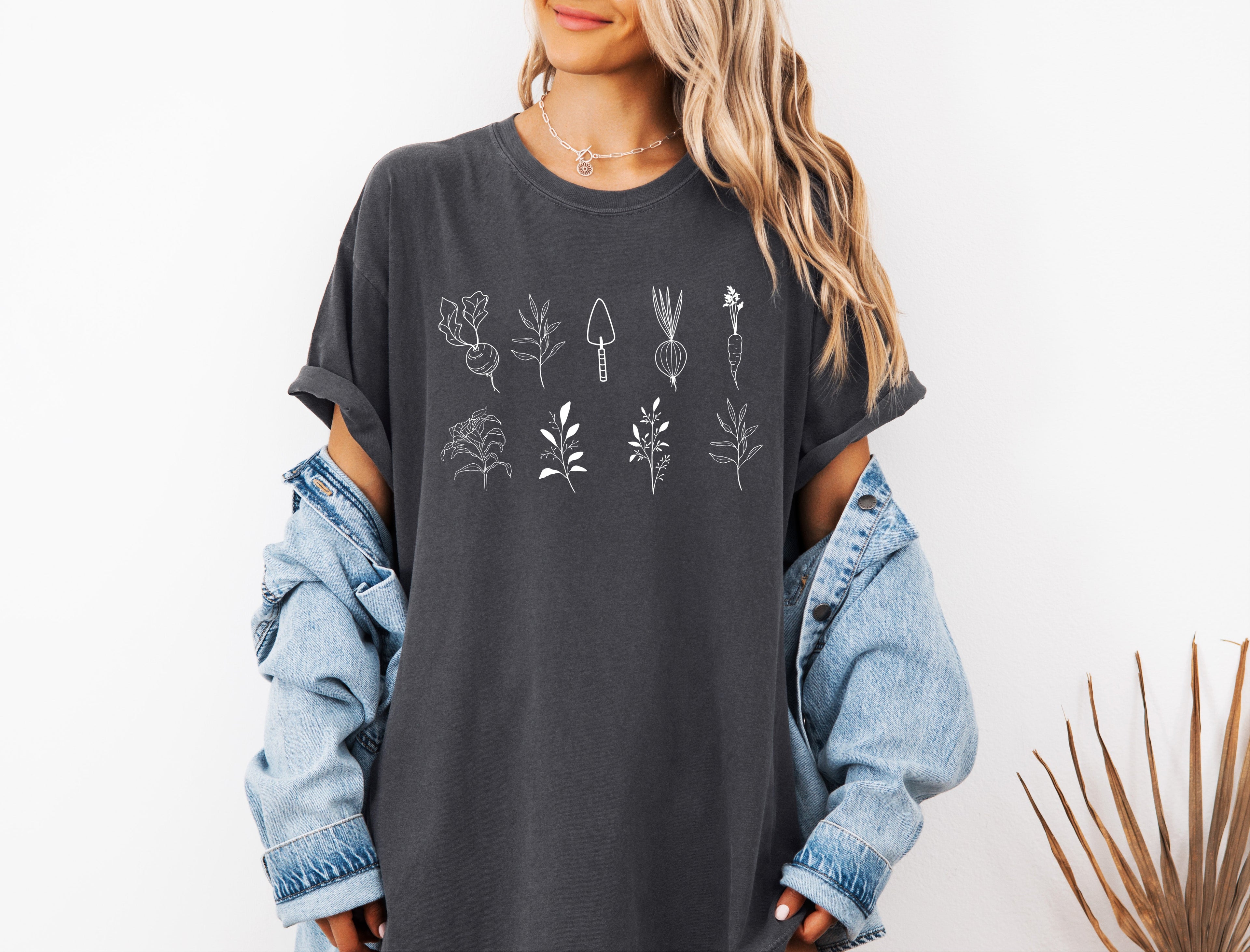 Plant Gardening Vegetable Botanical Comfort Colors T Shirt