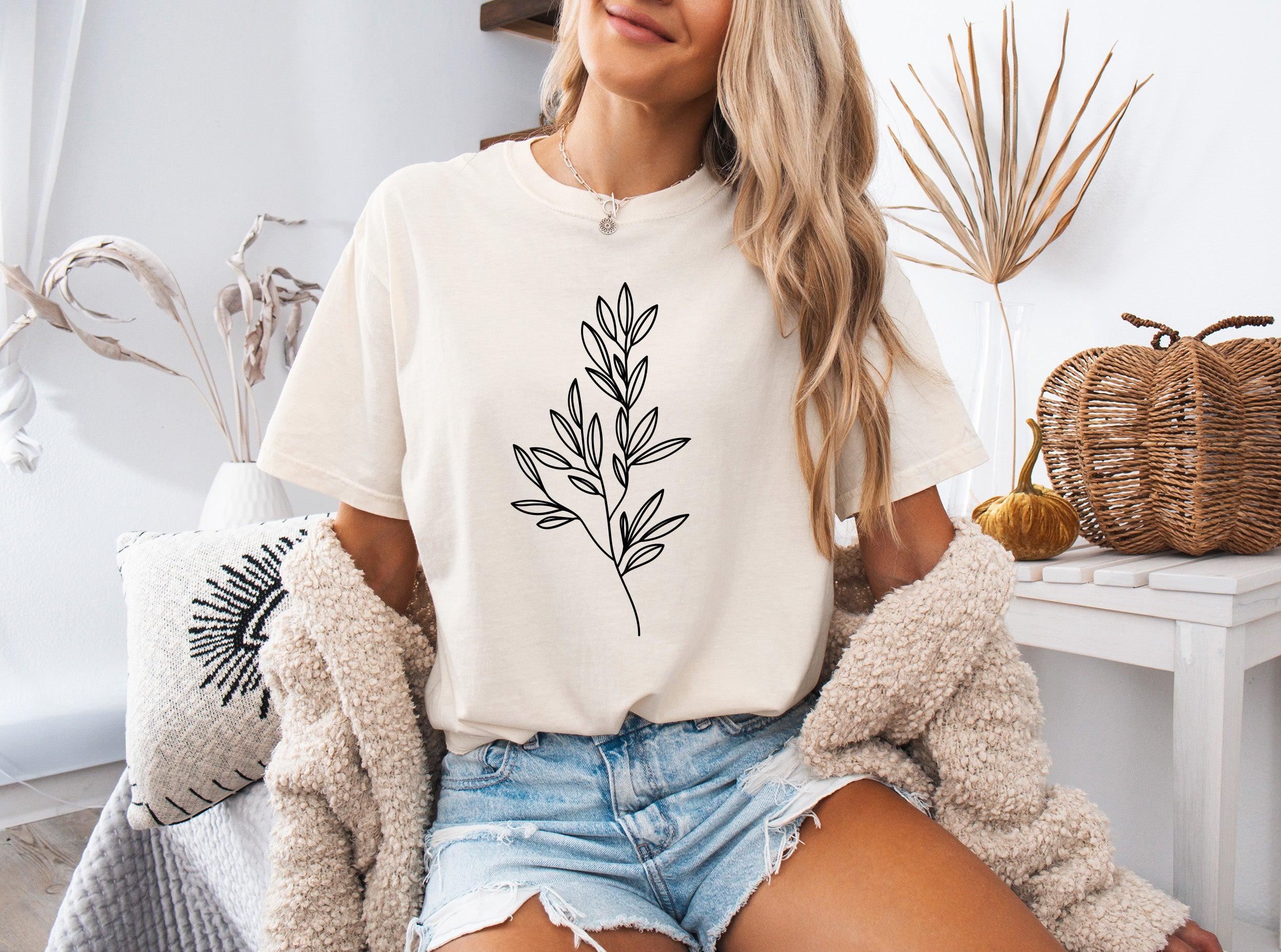 Plant Tree Branch Botanical Comfort Colors T Shirt
