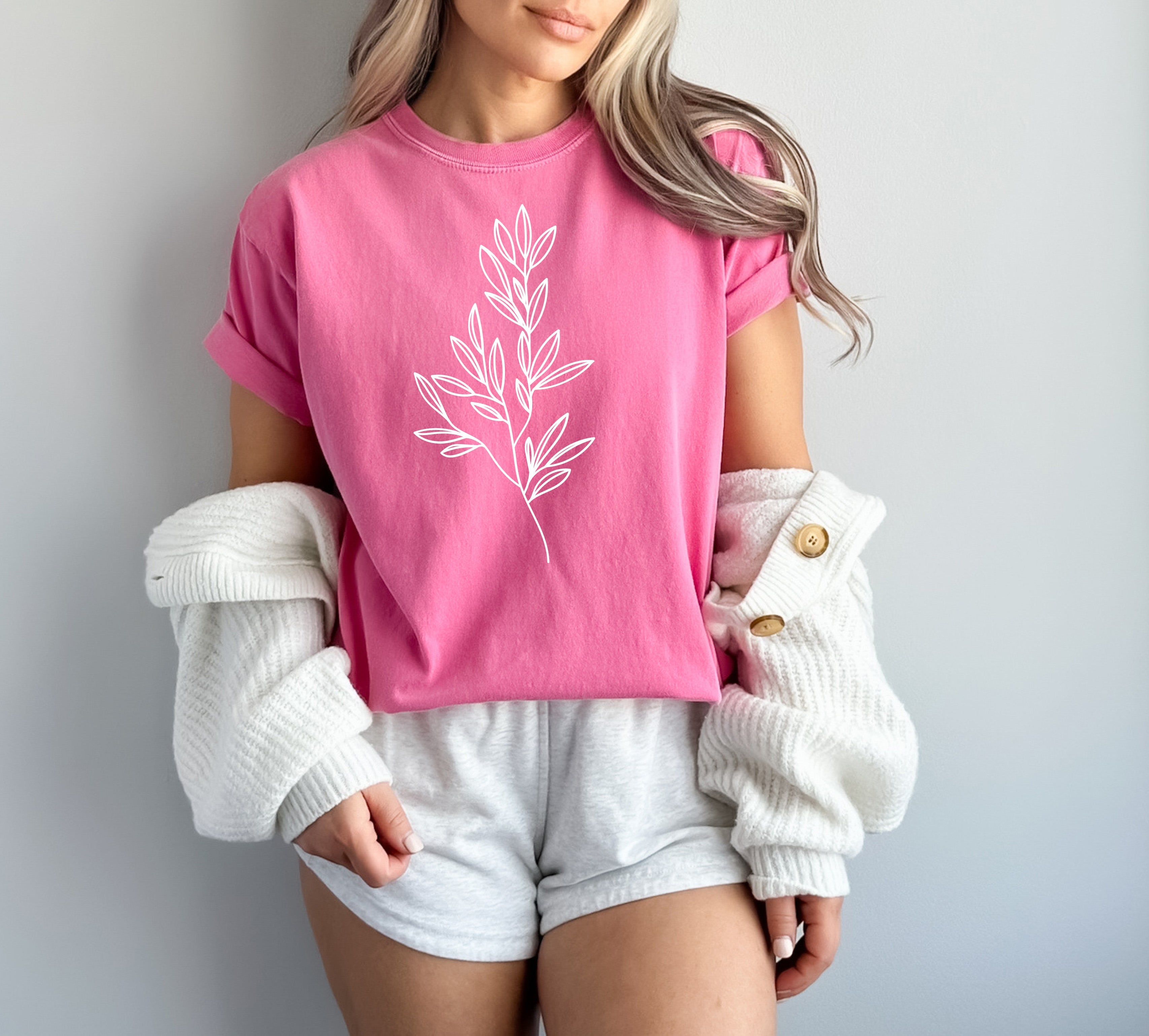 Plant Tree Branch Botanical Comfort Colors T Shirt