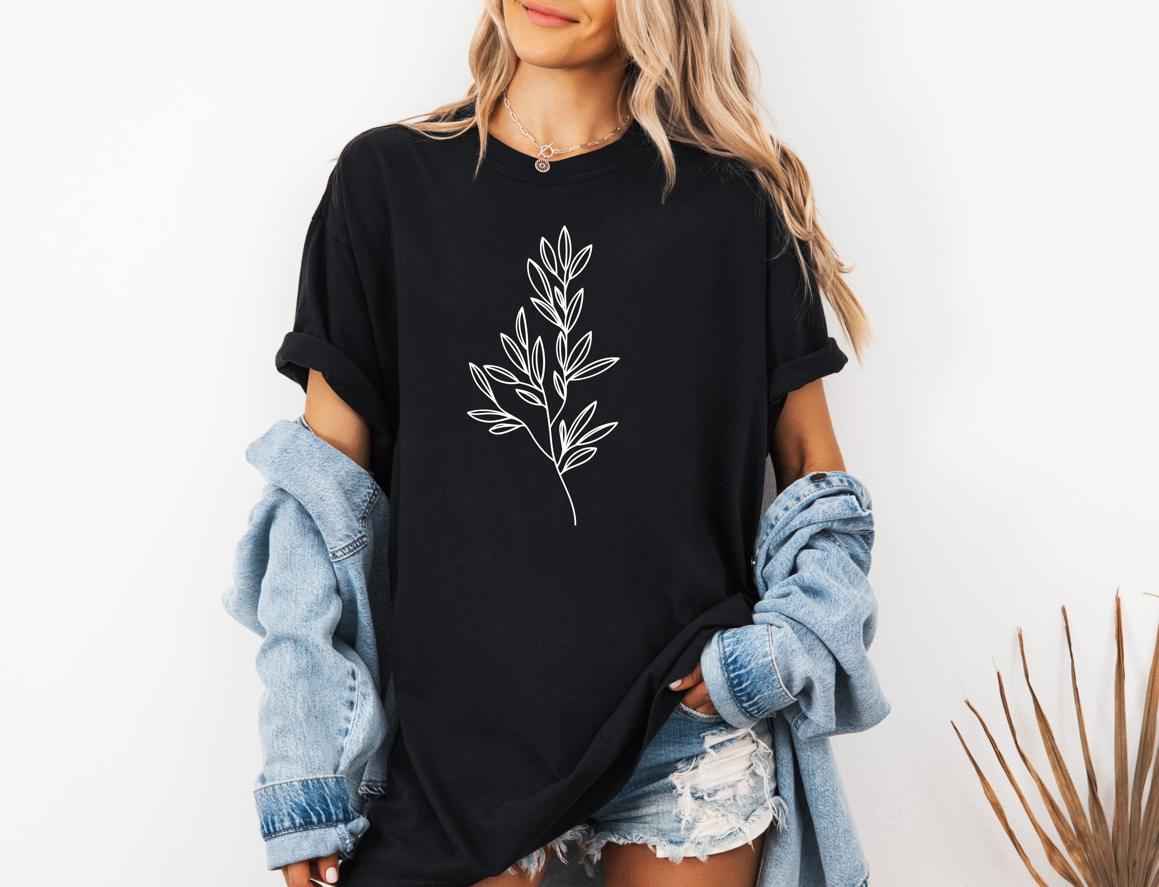 Plant Tree Branch Botanical Comfort Colors T Shirt