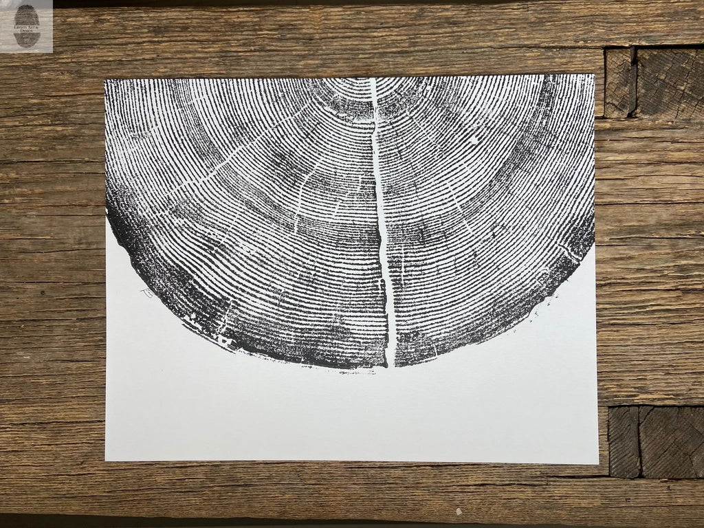 Rock Canyon Pine, Cropped, Limited Edition 11x14 inches. Hand pressed and signed.
