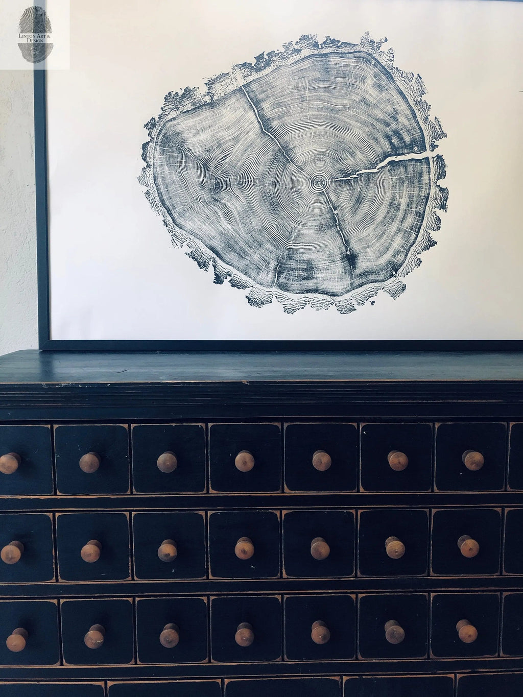 Utah Art, Tree Ring Print, Ski Art, Lumber, Shabby Tree, Wood Slice Wall Art, Natural Wood Slices