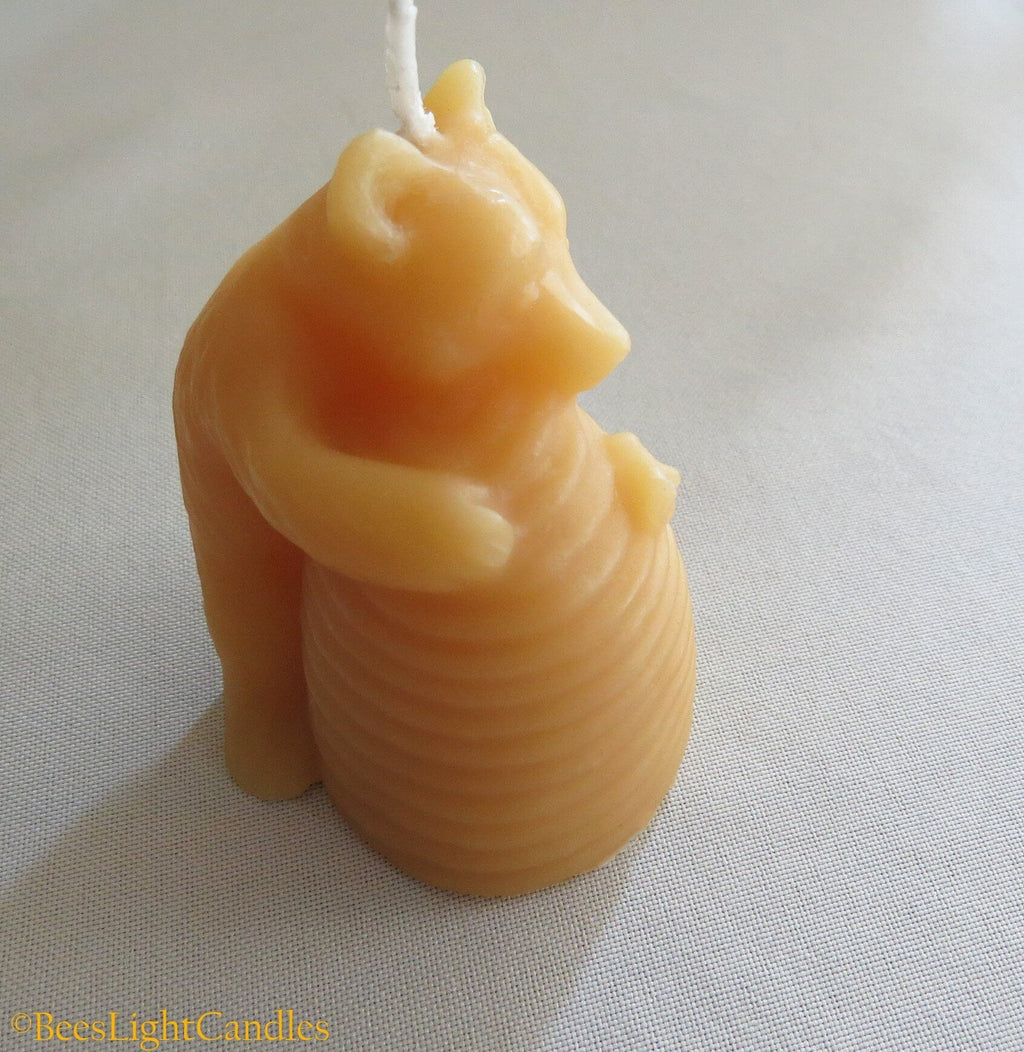Honey Haven Bear Beeswax Candle