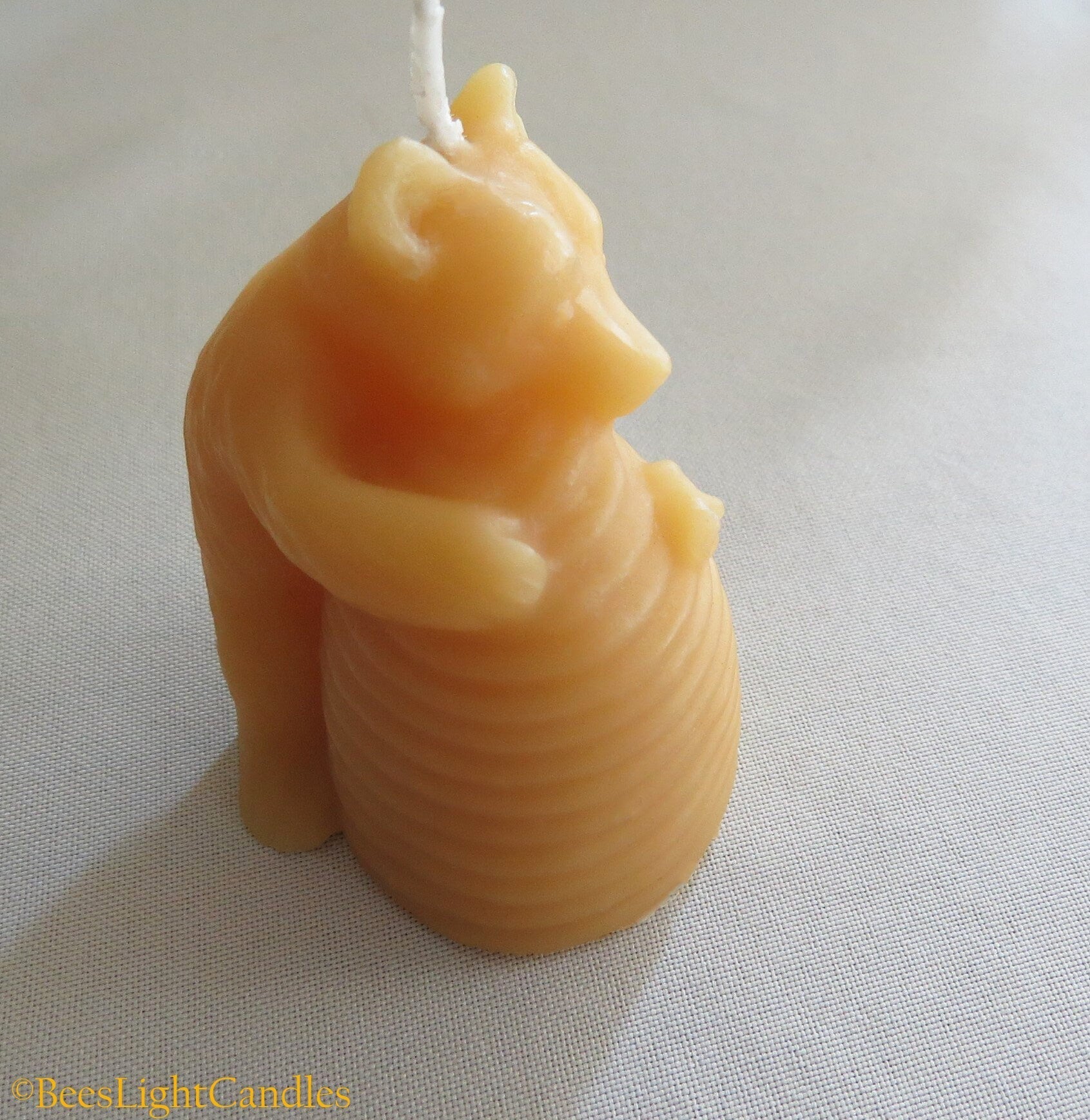 Honey Haven Bear Beeswax Candle