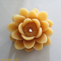 Delicate Lotus Flower Beeswax Candle
