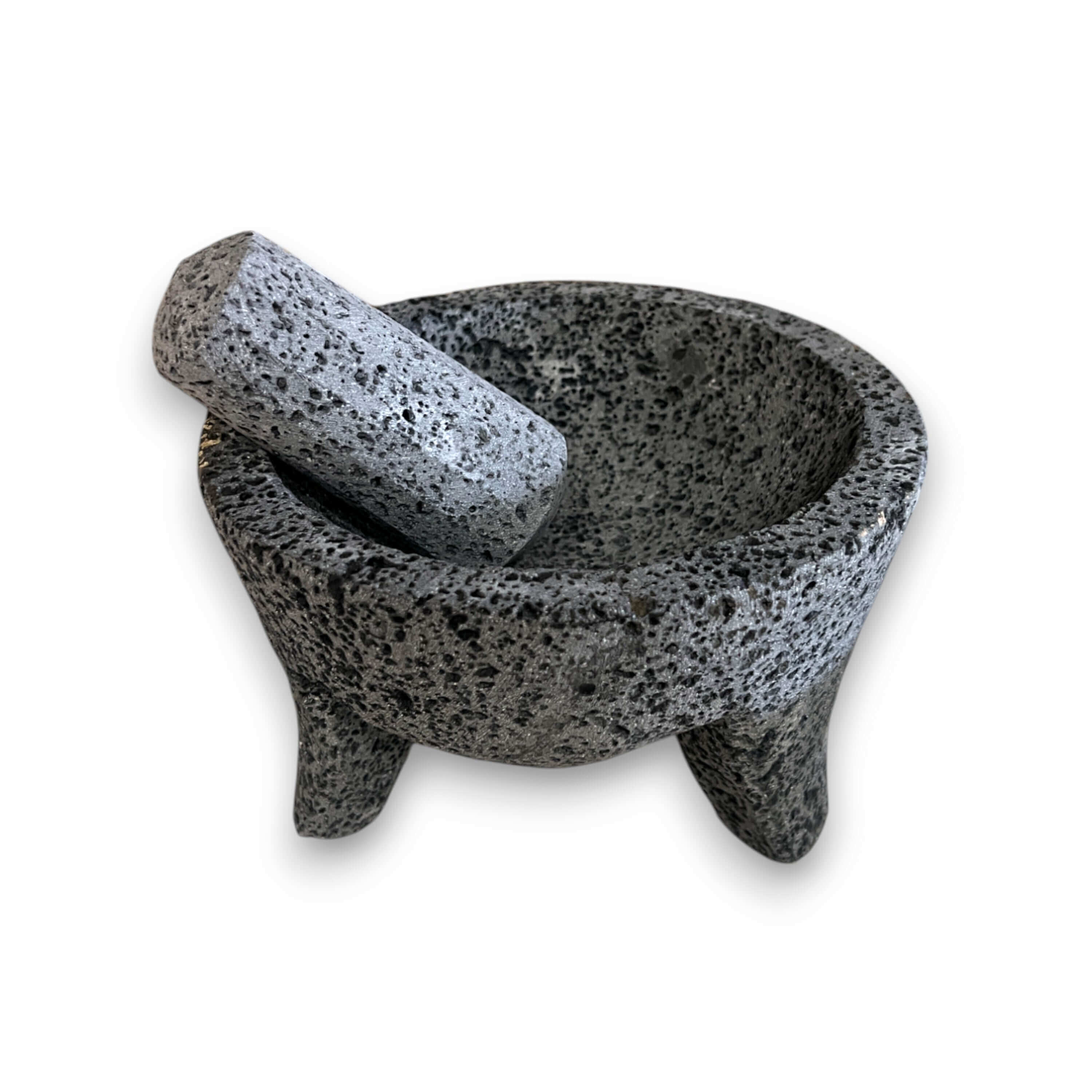Volcanic Stone Molcajete | Handmade Mexican Mortar & Pestle