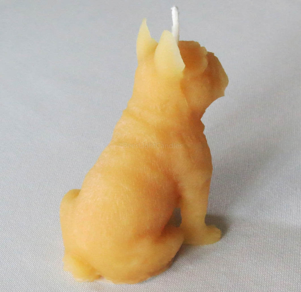 Puppy Dog Beeswax Candle