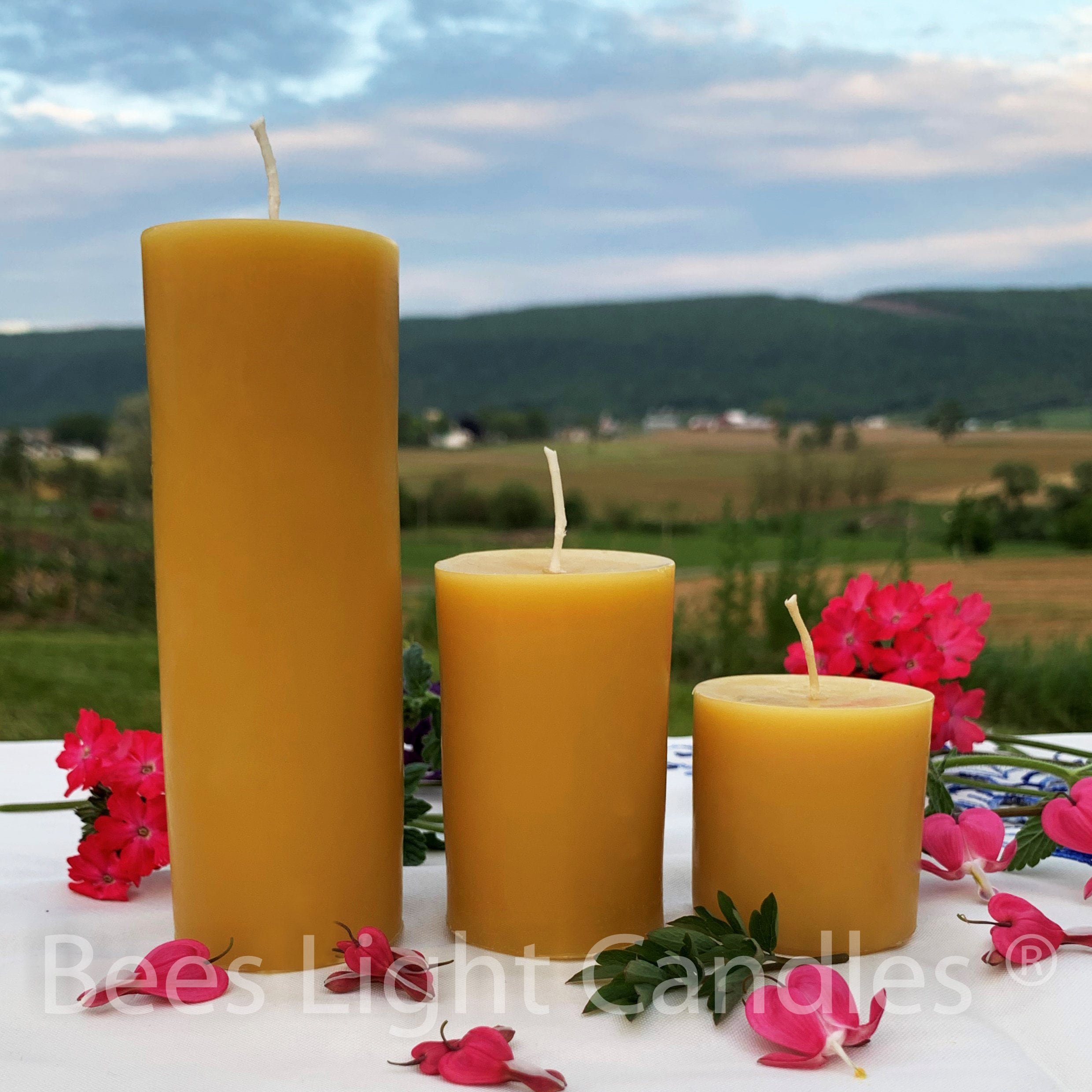 2 Inch Pillar Candle Set