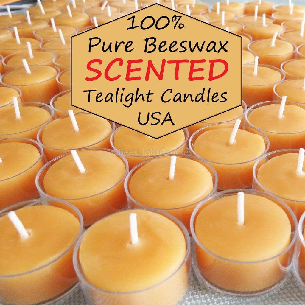 Wedding Day Scented Beeswax Tealight Candles