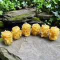 Flower Butterfly Set of 6 Beeswax Candles