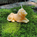 Lion Beeswax Candle