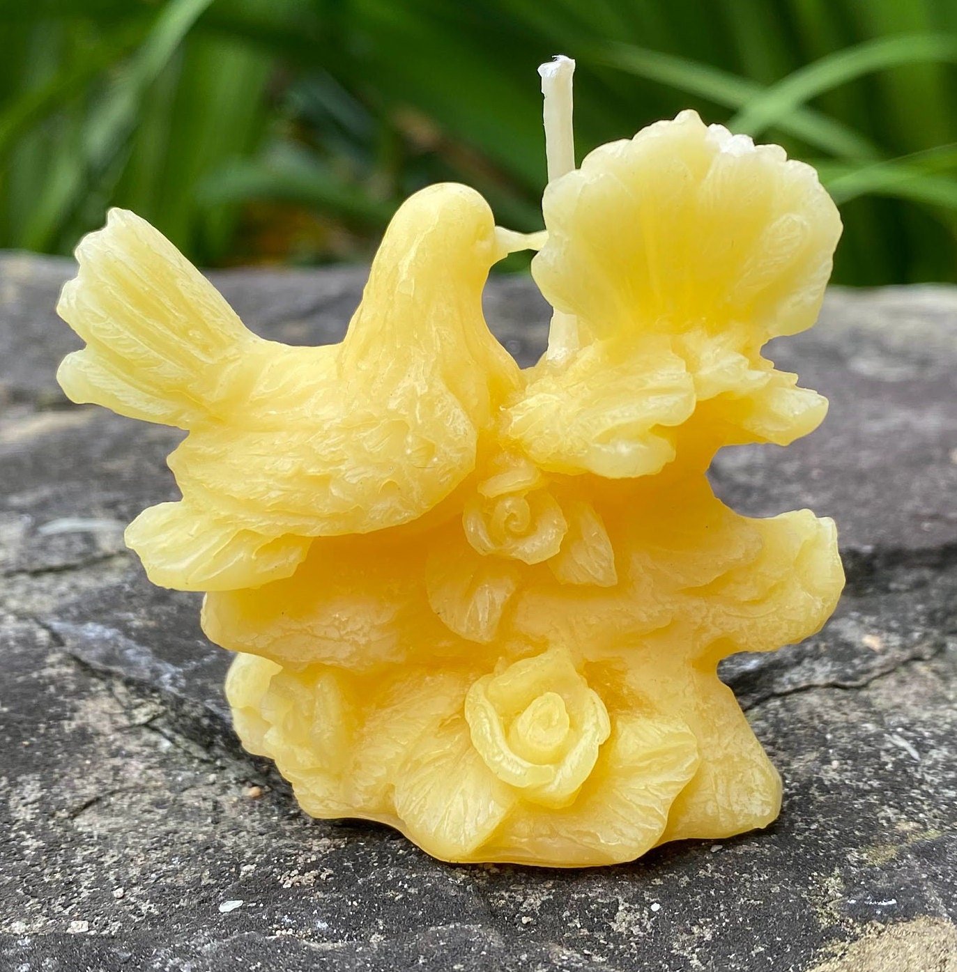 Love Birds Beeswax Candle