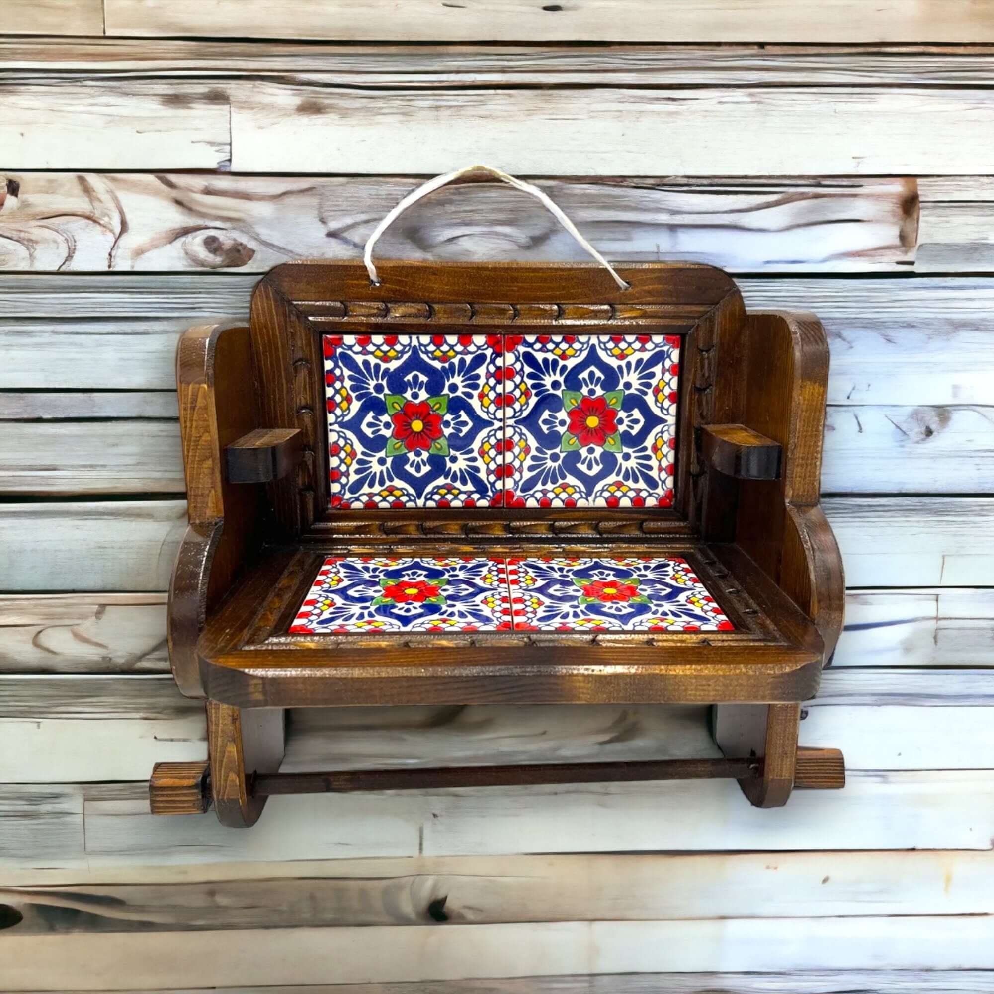Personalized Talavera Wall Decor | Custom Paper Towel Holder