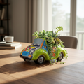 Small Talavera Car Planter | Ceramic Car Statue