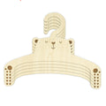 Wooden Bear Baby Hangers, Baby Closet Hanger Set